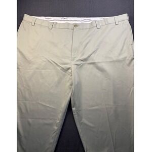 Oak Hill Mens‎ 60x30 Beige Khaki Dress Pants, Flat Front, Office, Career